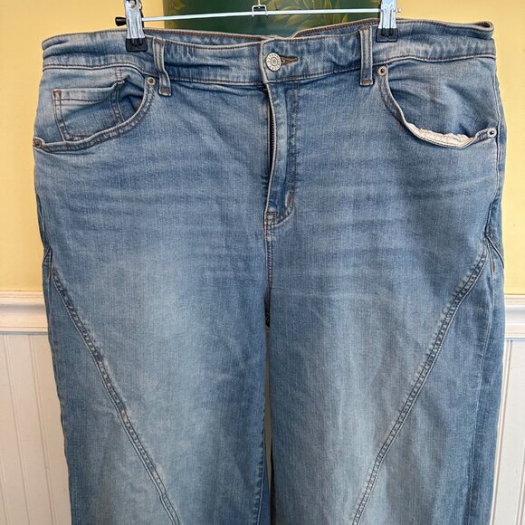 Torrid Womens Plus Size 18R Wide Leg Vintage Stretch Denim Jeans - Picture 6 of 7